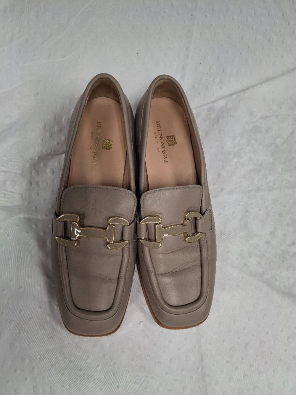 Bruno Magli Tan Loafers - Size 8